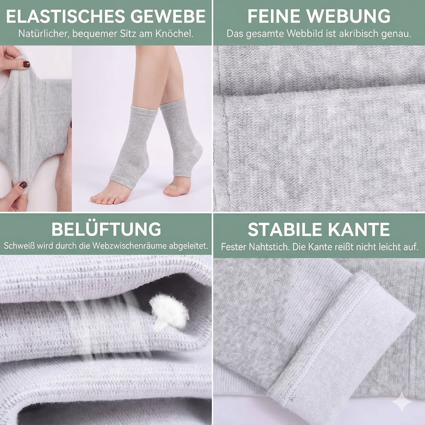 Bambus Fußmanschette: Das erste Mal seit Jahren  keine schweren Beine, kein Schmerz