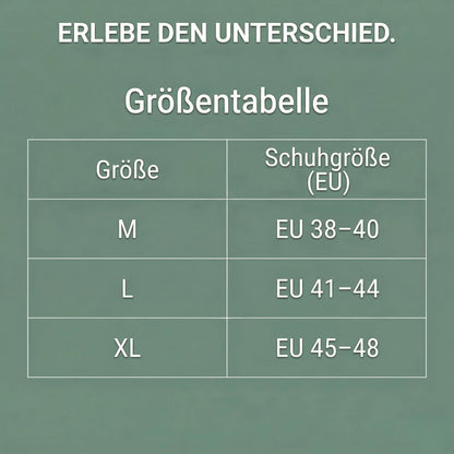 Bambus Fußmanschette: Das erste Mal seit Jahren  keine schweren Beine, kein Schmerz
